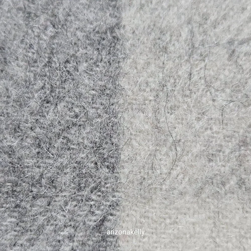 NWOT Kiltane of Scotland Lambswool Scarf Yellow, Grey, Cream - Picture 9 of 12